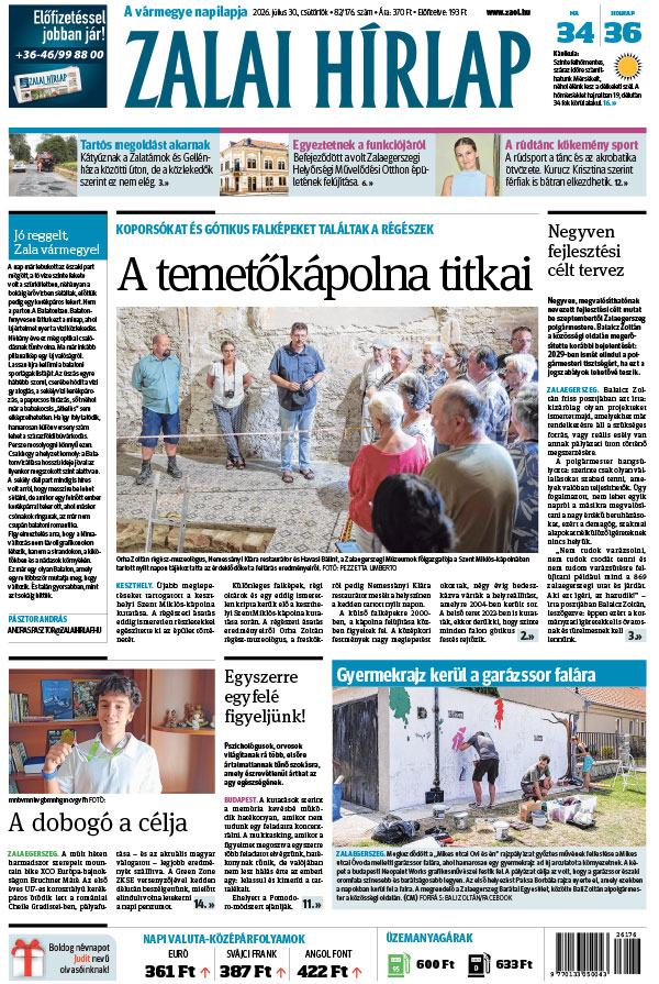 Lapszám: 2026. 07. 30.