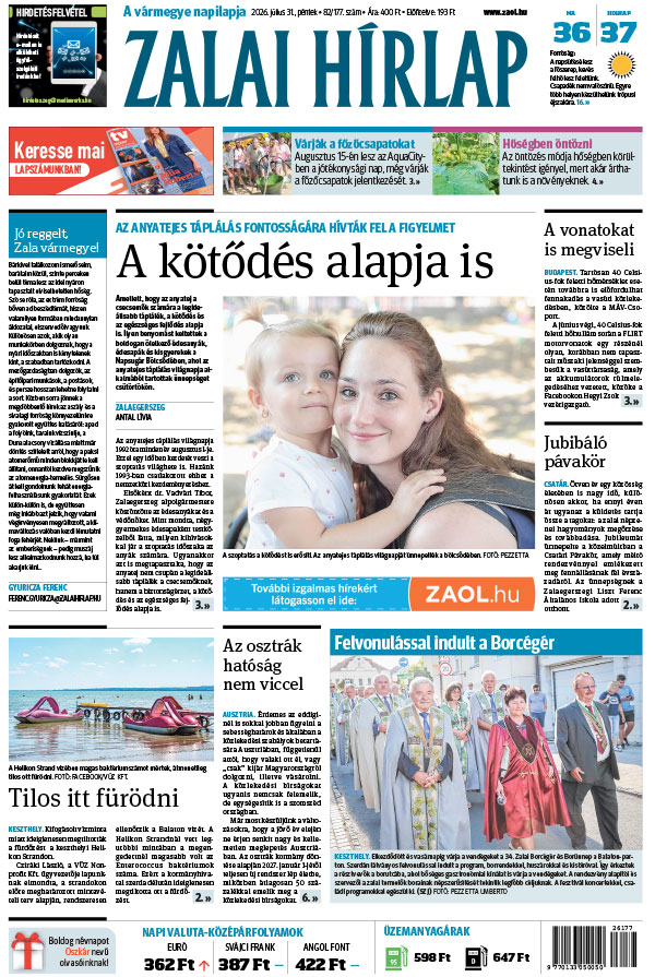 Lapszám: 2026. 07. 31.